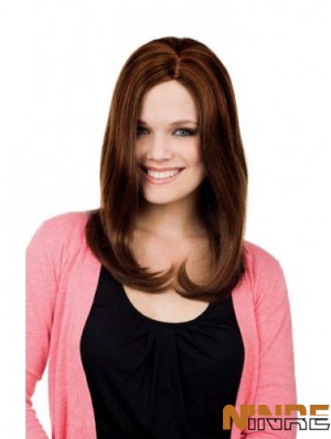 Droite sans frange Longues Auburn Online Lace Front Wigs