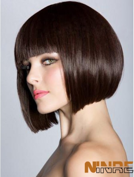 Bob perruques pour femmes longueur de menton style droit bobs coupe