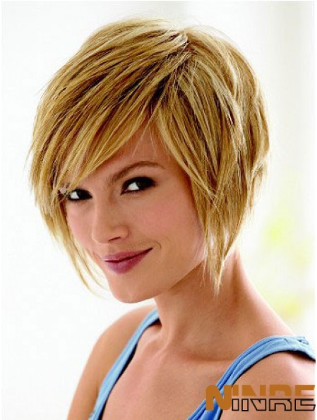 Styles de cheveux courts Bob avec Bobs de style droit synthétique sans capuchon