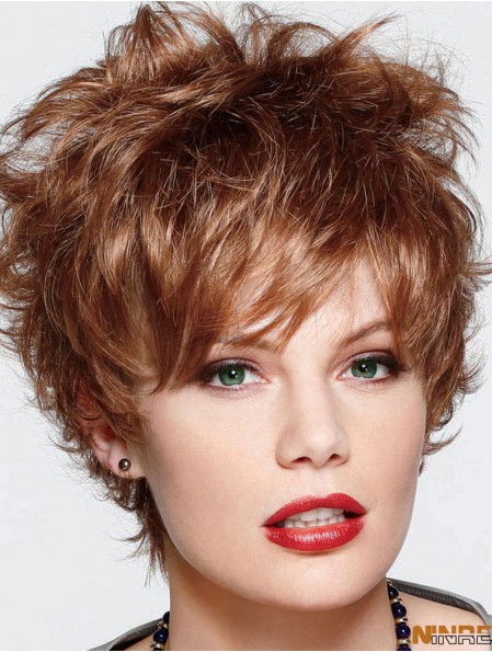 Magasin de perruques UK Cropped Color Auburn Color with Capless Boycuts