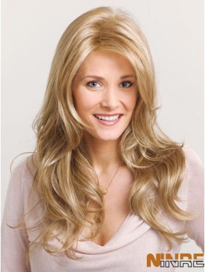 Incroyable Blonde Ondulée Layered Capless Longues Perruques