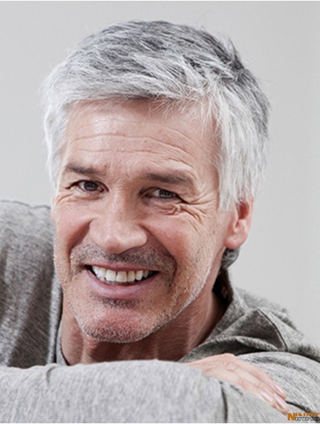 perruque synthétique courte droite pour hommes