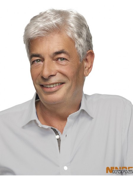 Perruques de cheveux humains droites attachées