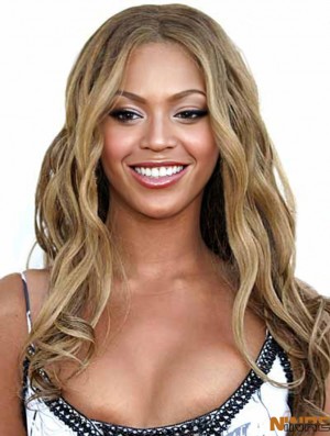 Perruque  longue synthétique blonde capless ondulée 16  inchUK