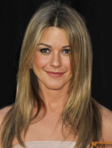  Perruques Longue Longueur Style Lisse Couleur Blonde