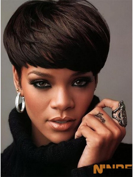  perruques à vendre UK Indian Remy Boycuts Straight Style