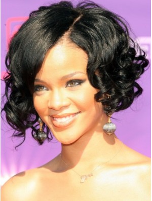  Afrocurl - Perruque avec dentelle bouclée style remy humain