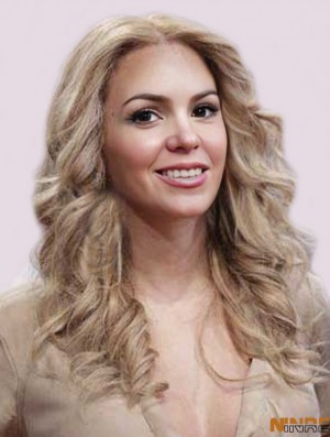 Long Wavy Without Bangs Capless 16 pouces en ligne  Perruques