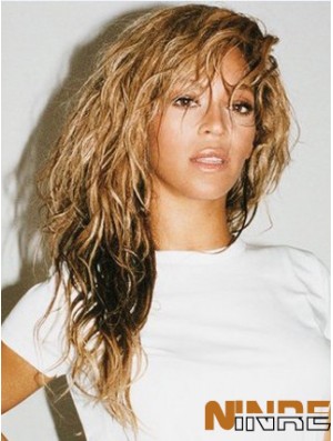 Ombre / 2 tons Long Wavy Layered Lace Front 20 pouces  Perruques