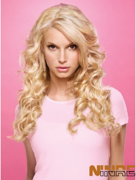 Wavy Lace Front Layered Long Blonde Populaire Jessica Simpson Perruques