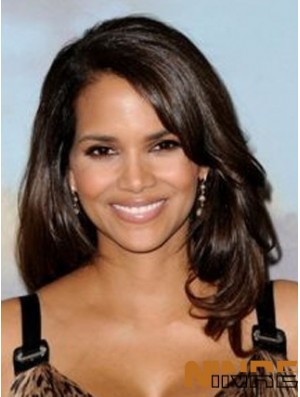 Lace Front Wavy Layered Long Exquisite 16 pouces Perruques