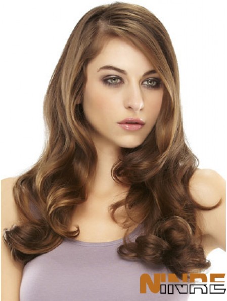 Auburn Wavy Long Hair Falls & Half pas cher