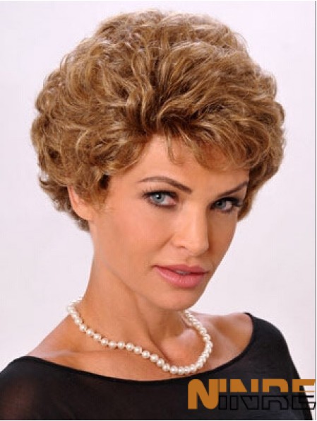 Mesdames perruque style ondulé courte longueur coupe classique