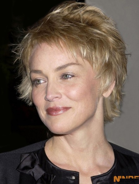 Full Lace Straight Boycuts Short 8 pouces pas cher perruques de cheveux humains