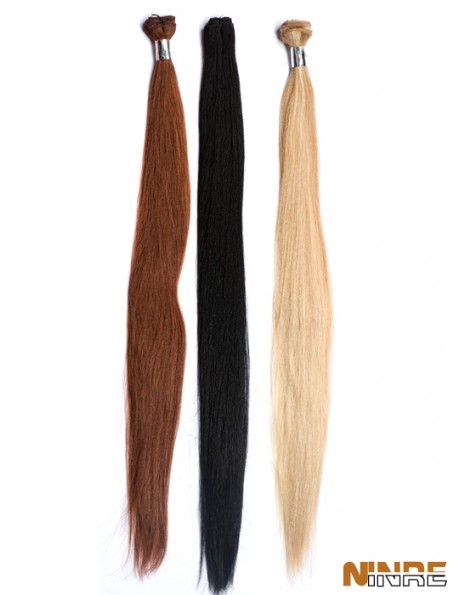 Extensions de trame de coiffures Auburn de cheveux humains remy droits
