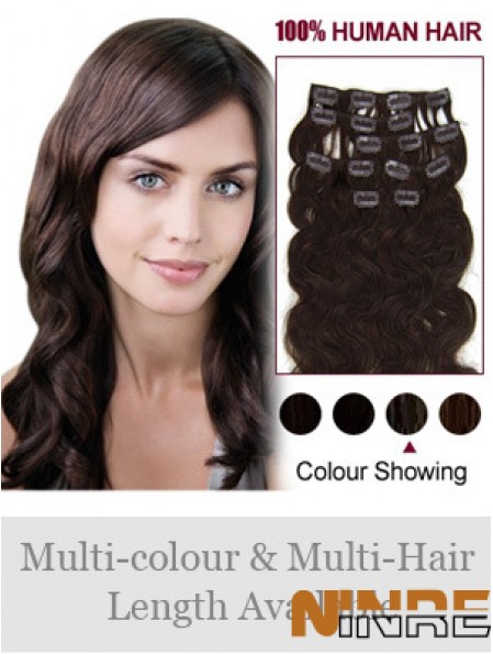 Le meilleur pince à cheveux ondulée brune remy dans les extensions de cheveux