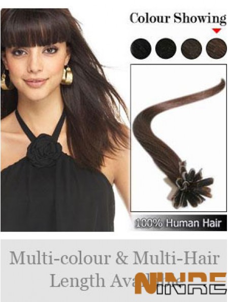 Extensions de cheveux bruns de haute qualité