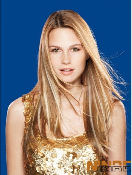 Prolongements droits de trame de cheveux bruns droits Remy