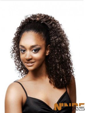 Style Chutes de cheveux bouclés synthétiques bruns