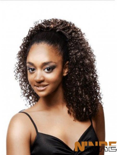 Style Chutes de cheveux bouclés synthétiques bruns