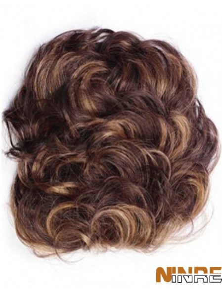 Bon Auburn Curly Remy Clip de cheveux humains en postiches
