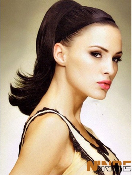 No-Fuss Auburn Clip synthétique droit en postiches